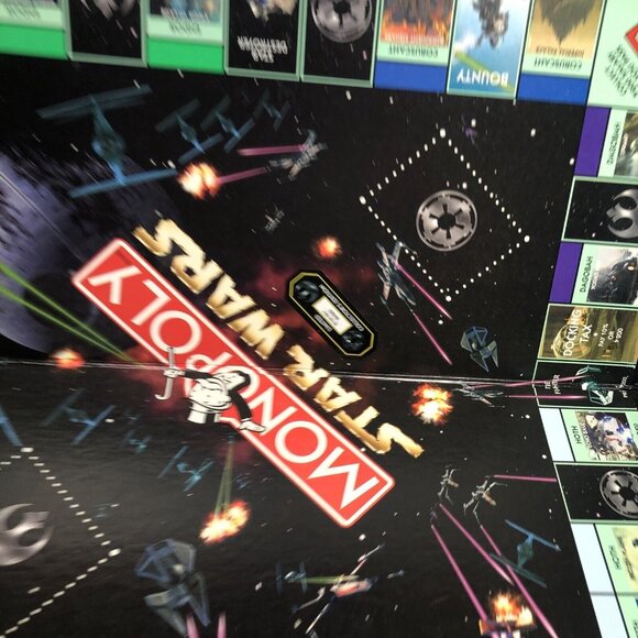 Star Wars Monopoly 1996 Limited Collector's Edition 20th Anniv. Complete - Picture 4 of 8